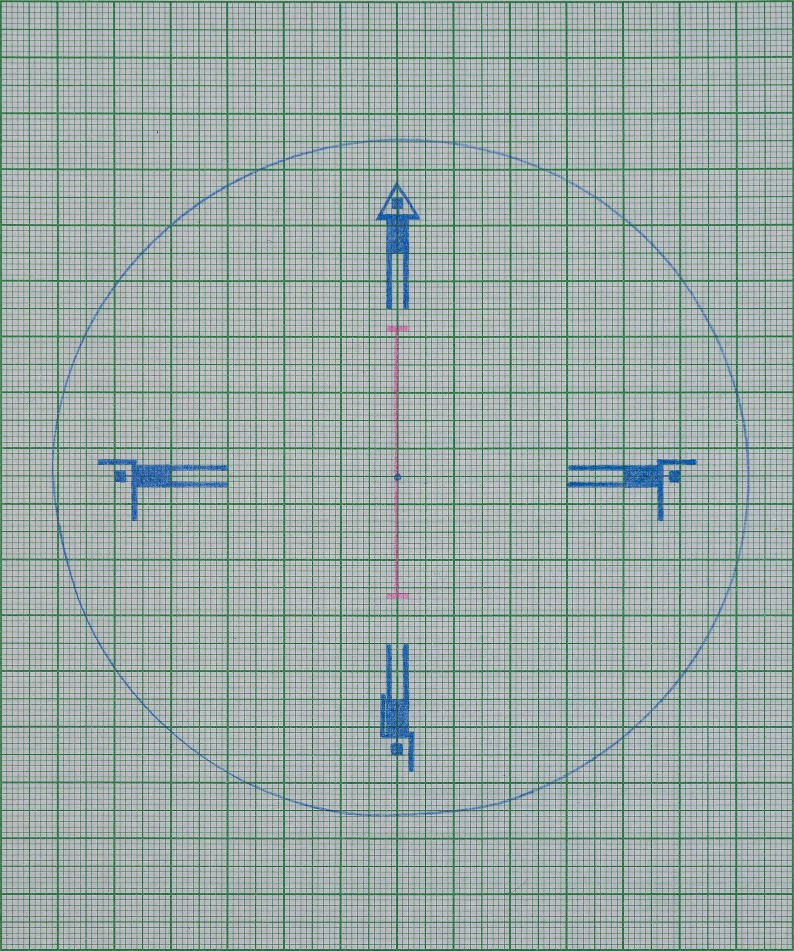 Koyal Raheja, pencil drawing on graph paper, contemporary